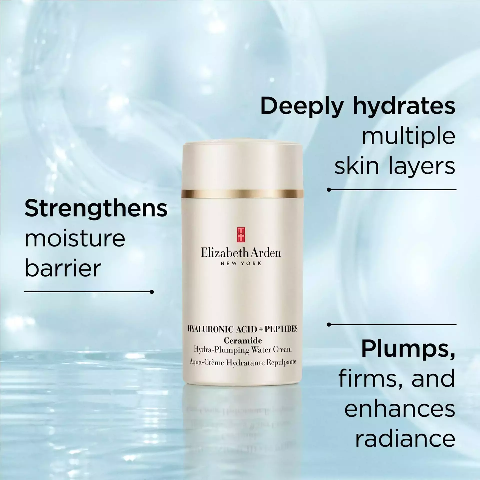 Hyaluronic Acid + Peptides Ceramide Capsules Serum and Water Cream Set - Image 6